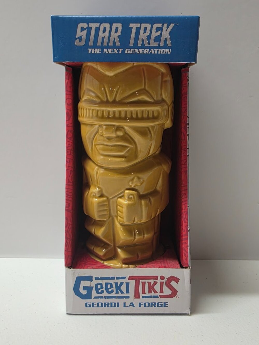 Geeki Tikis - Star Trek Next Generation - Geordi La Forge - Ceramic Mug